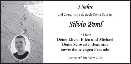Traueranzeige von Silvio Peml von WochenKurier